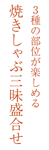 焼きしゃぶ